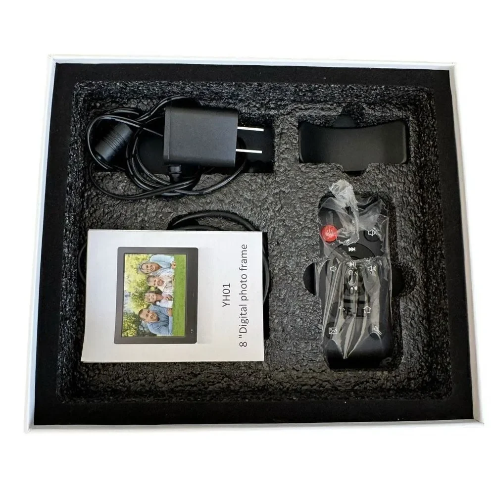 Digital photo frame 1080P 8” IPS LED display new